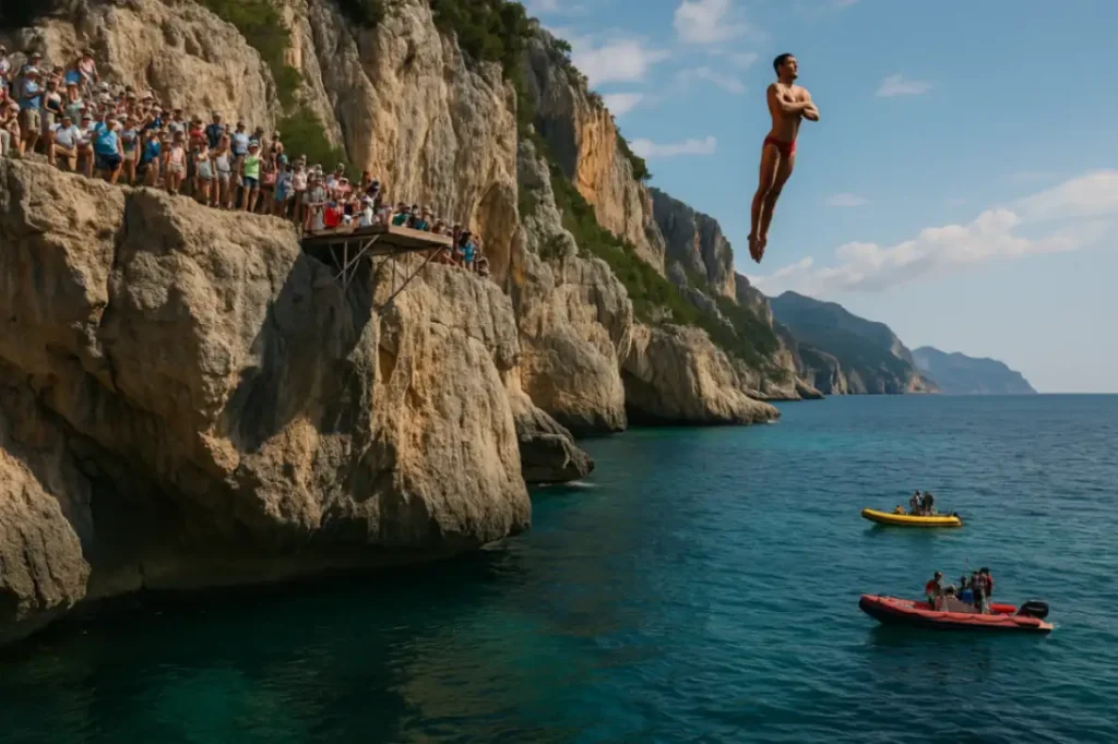 High Diving World Cup 2025 на скалах Сардинии: мощь, красота и новая локация