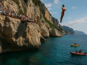 High Diving World Cup 2025 на скалах Сардинии: мощь, красота и новая локация